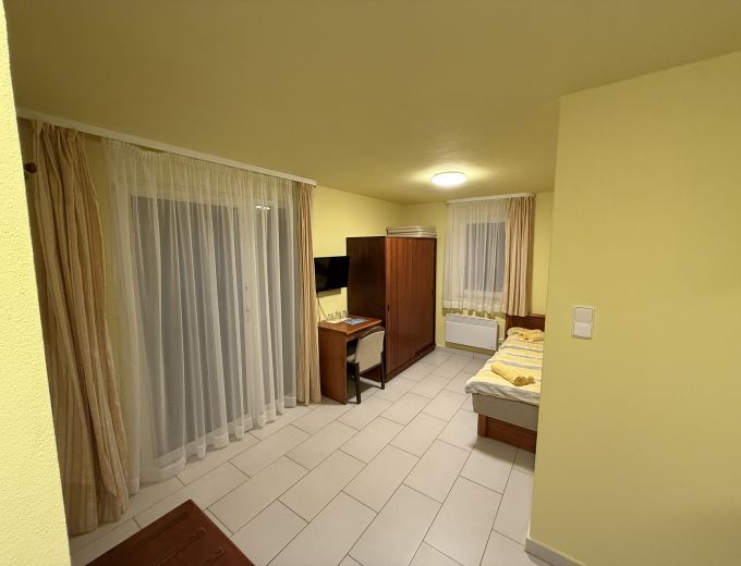 Interiér bungalovu Penzion Kamínek Nové Hrady